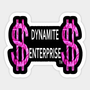 Dynamite Enterprise Pink Design Sticker